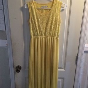 Yellow Long Dress